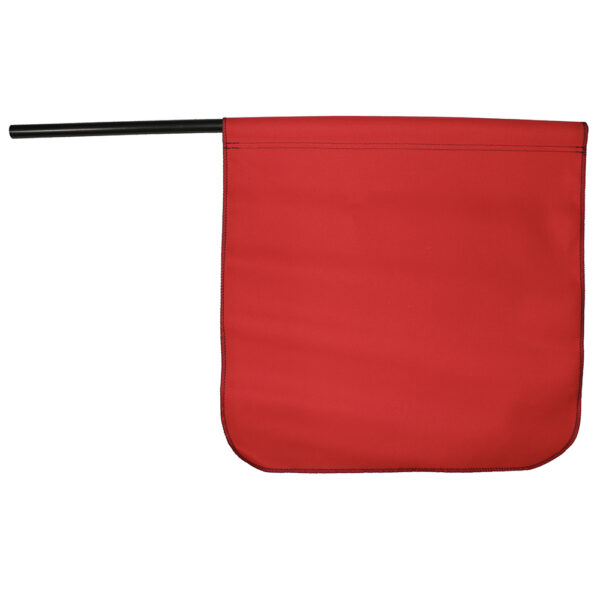 16" COTTON FLAG W/PLASTIC STAFF