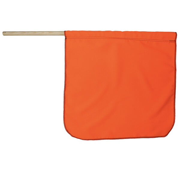 16" FLO ORANGE FLAG W/STAFF