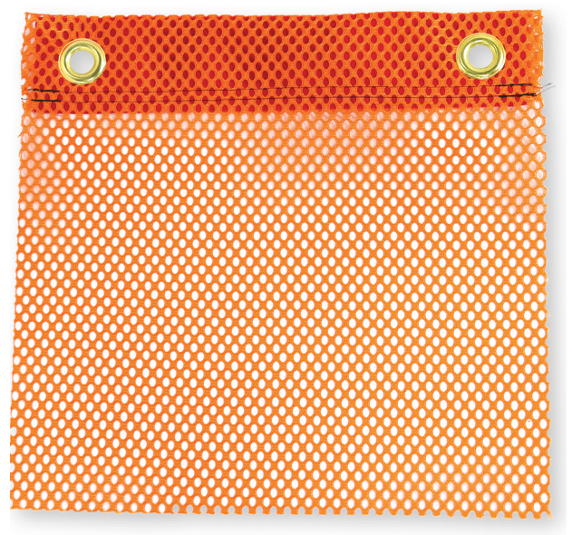 Flo-Orange Jersey Grommet Flag