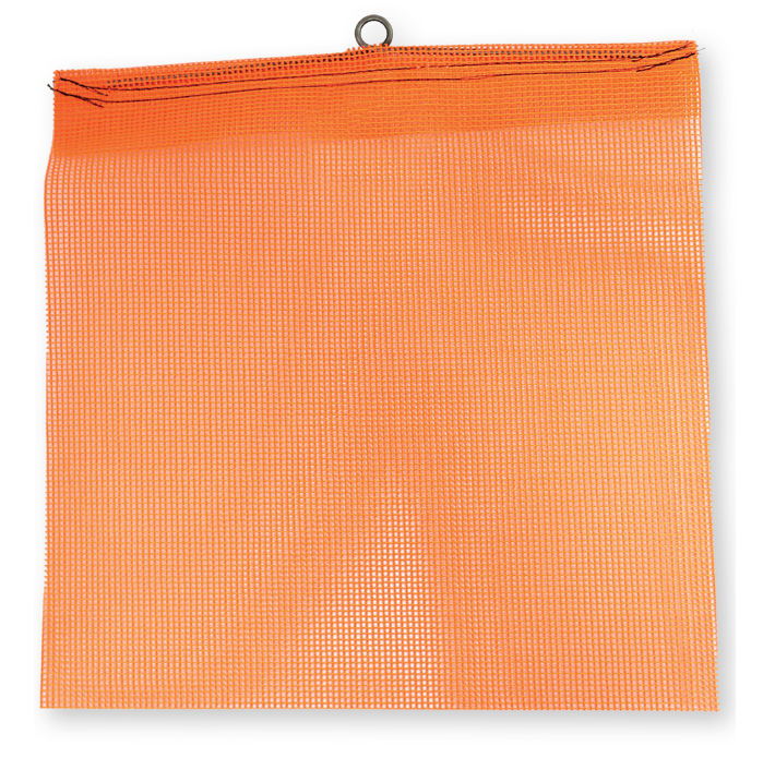 Flo-Orange Mesh Safety Flags