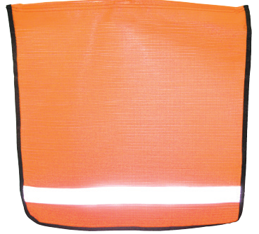 Red Mesh Safety Flags