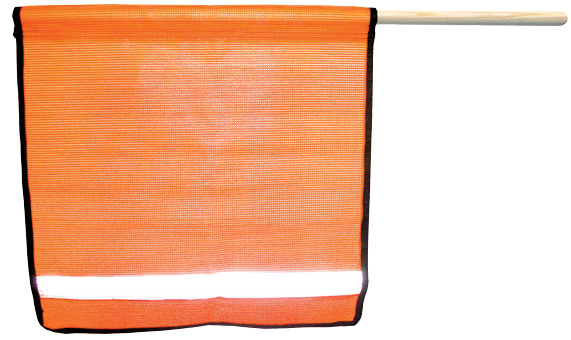 Reflective Staff Safety Flag