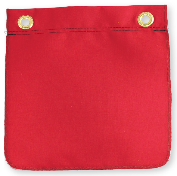 Red Cotton Grommet Flag