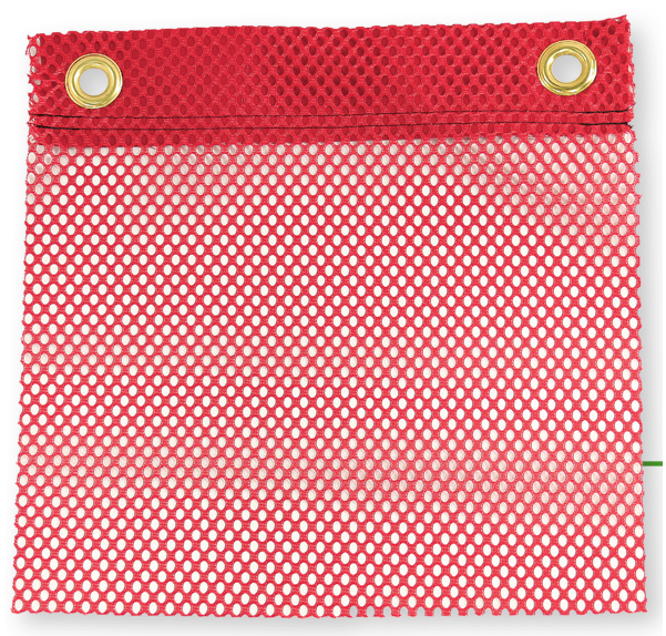 Red Jersey Grommet Flag