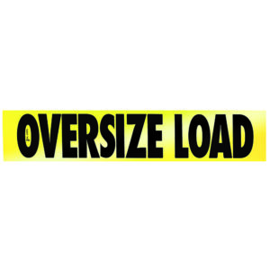 12x60 OVERSIZE LOAD REFLECTIVE ALUMINUM SIGN