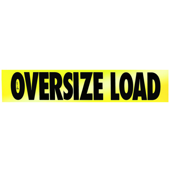 12x60 OVERSIZE LOAD REFLECTIVE ALUMINUM SIGN