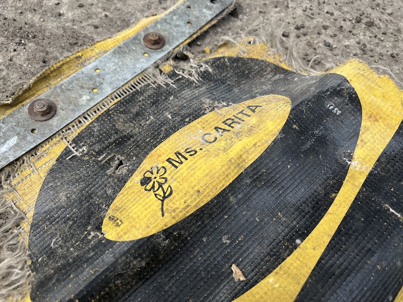 Safe Trucker Series: 10-Year-Old OVERSIZE LOAD banner in Truckee