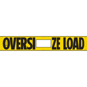 Tow Hook Banner - Oversize Load