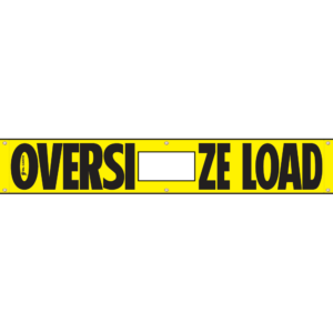 Tow Hook Banner - Oversize Load