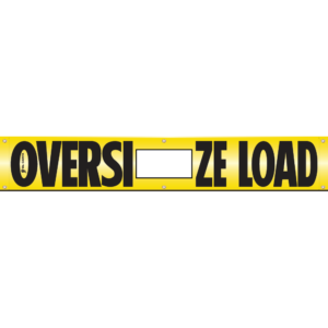 Tow Hook Banner - Oversize Load