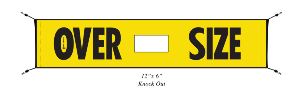 Tow Hook Oversize Vinyl Bungee Banner 18” x 84” - Image 2