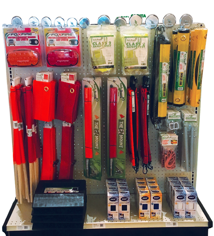 products on display SafeTruck products on display