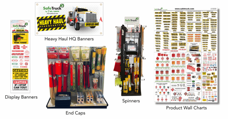 Safetruck retail product displays