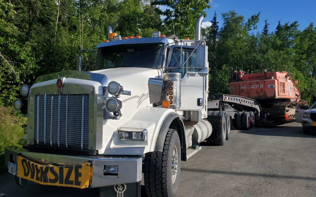 Heavy haul from Kasilof, Alaska